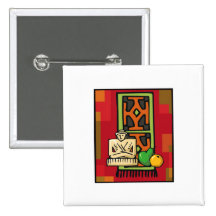Kwanzaa Mkeka Pinback Button