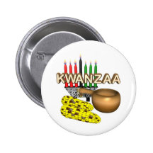 Kwanzaa Purpose Holiday Pinback Button
