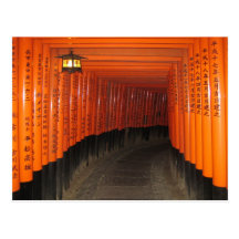 Kyoto 1000 tori post card
