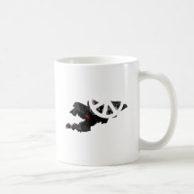 Kyrgyzstan Trendy Peace Sign with Kyrgyzstani map Mug