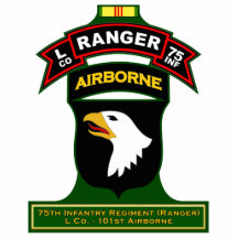 L Co, 75th Infantry Regiment - Ranger, Vietnam Photo Cutout