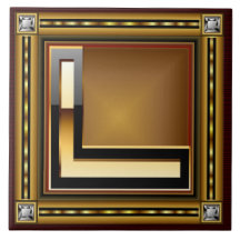 L Monogram Premium Best viewed large. see notes Ceramic Tiles