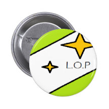 L.O.P Badge Pinback Button