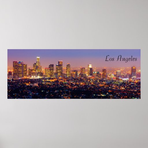LA at  Night Posters