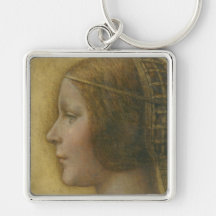 La Bella Principessa Square Keychain