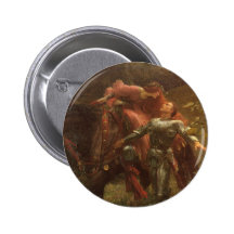 La Belle Dame sans Merci by Sir Frank Dicksee Pinback Button