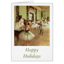 La Classe de Danse by Edgar Degas Cards