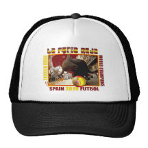 La Furia Roja Spanish Bull Soccer Futbol Mesh Hat