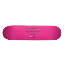 La Hermana Número 1 in American Flag Colours Skate Board