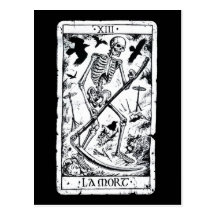 La Mort Tarot Card Post Card