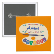 La Palette de l'Artiste Pin's Avec Agrafe
