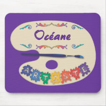 La Palette de Peintre Tapis De Souris