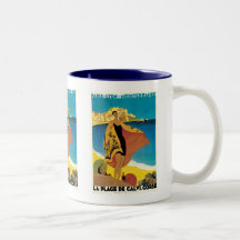 La Plage de Calvi, Corse Coffee Mugs