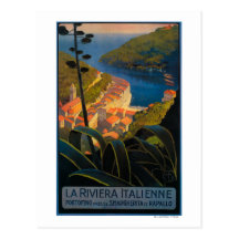 La Riviera Italienne Postcard