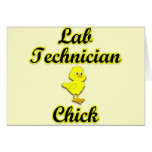 Lab Technician Chick Greeting Cards