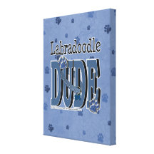 LabraDoodle DUDE Canvas Print