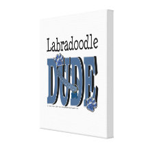 LabraDoodle DUDE Canvas Print