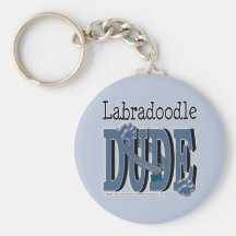 LabraDoodle DUDE Keychains