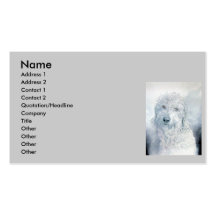 Labradoodle Ginger Business Cards