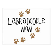 Labradoodle Mum Postcard
