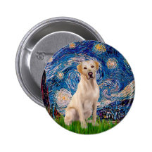 Labrador (Y7) - Starry Night Button