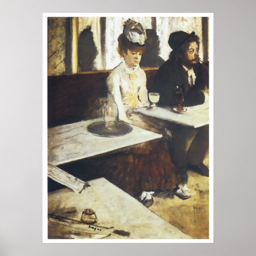 L'Absinthe, 1876 Print
