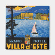 Lac de Como Refrigerator Magnets