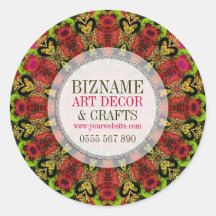Lace Decor & Crafts Business Product Sticker