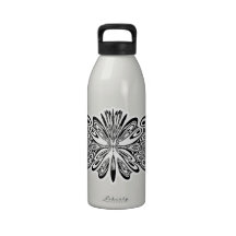 Lace Pattern Reusable Water Bottle