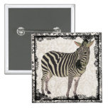 Lace Zebra Button buttons