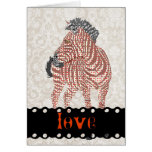 Lace Zenya Love  Valentine Greeting Card
