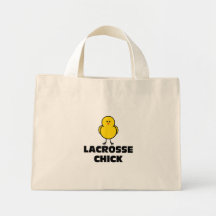 Lacrosse Chick Canvas Bag