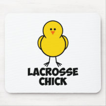 Lacrosse Chick Mouse Pads