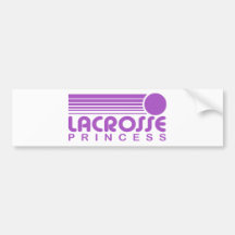 Lacrosse Princess Bumper Sticker