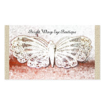 Lacy Butterfly Business Cards