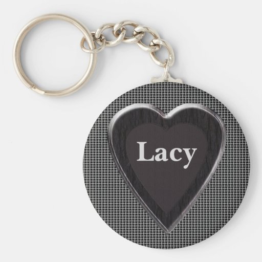 Lacy Stole My Heart Keychain