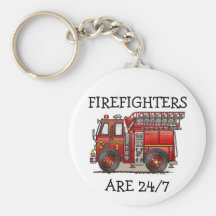 Ladder Fire Truck Keychain FA#