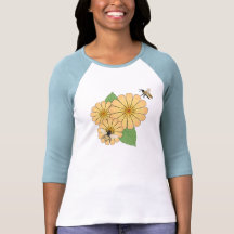 Ladies 3/4 Sleeve Raglan (Fitted) Tshirts
