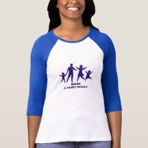 Ladies 3/4 Sleeve Raglan T-shirts