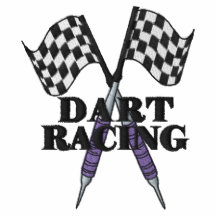 Ladies Dart Racing® Crossed Darts Logo Polo