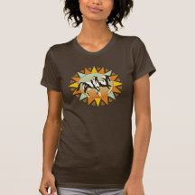 Ladies Desert Star Paint Horse Petite T-Shirt