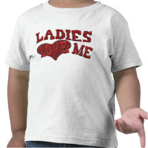 Ladies Love Me Kids Tshirt