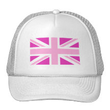 Ladies Pink Team GB supporters Cap. Mesh Hats