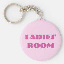 Ladies room keychain