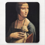 Lady and Ermine Mousepads