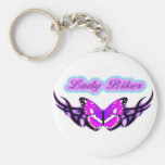 Lady Biker-3 Key Chains