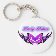 Lady Biker-3 Key Chains