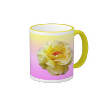 Lady Boo Yellow Rose Mug