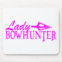 LADY BOWHUNTER MOUSEPAD