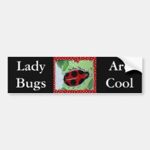 Lady Bug Bumper Stickers
